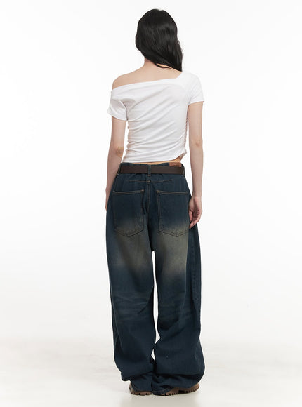 one-shoulder-shirring-crop-top-cf513