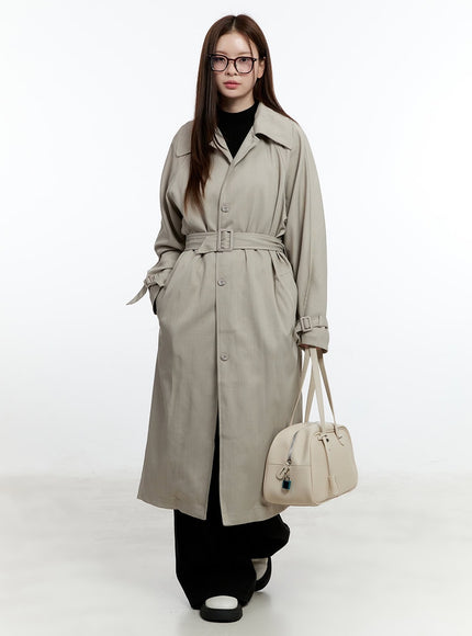 Solid Cotton Wide-Leg Trousers CM521