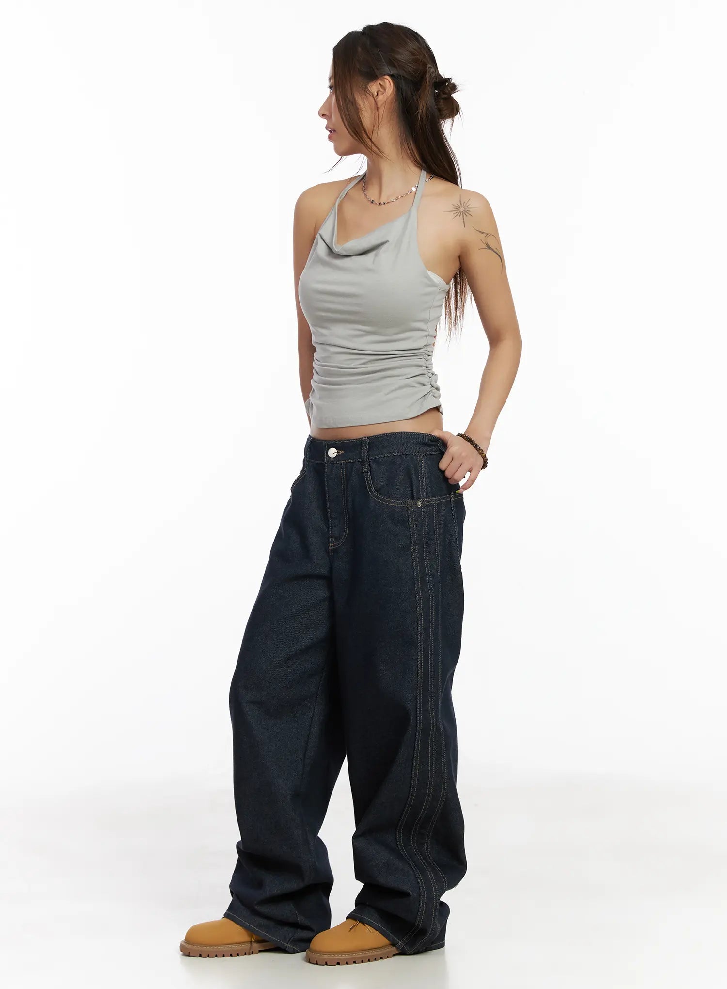 shirred-halter-tank-top-cm525