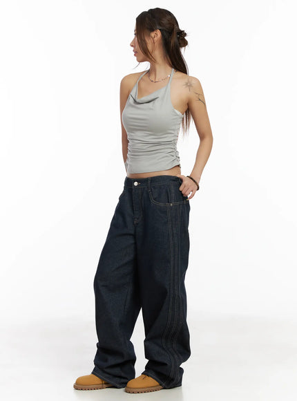 shirred-halter-tank-top-cm525