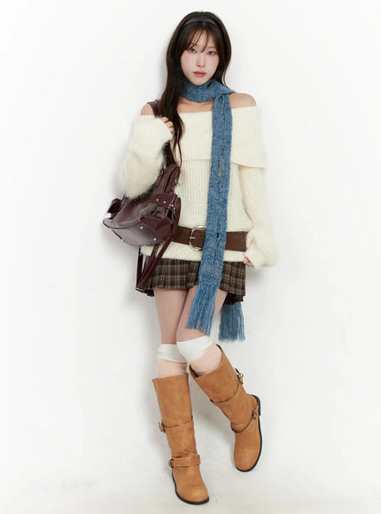 Cozy Knit Long Scarf IN514