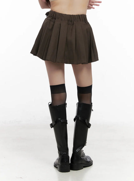 belt-detail-pleated-mini-skirt-cn510