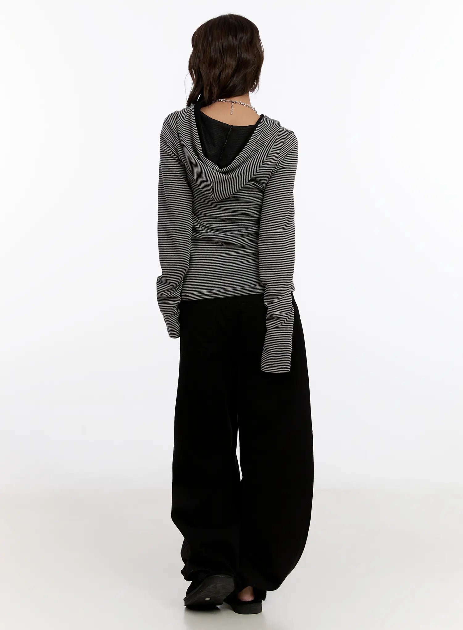 striped-button-slim-hoodie-cn527