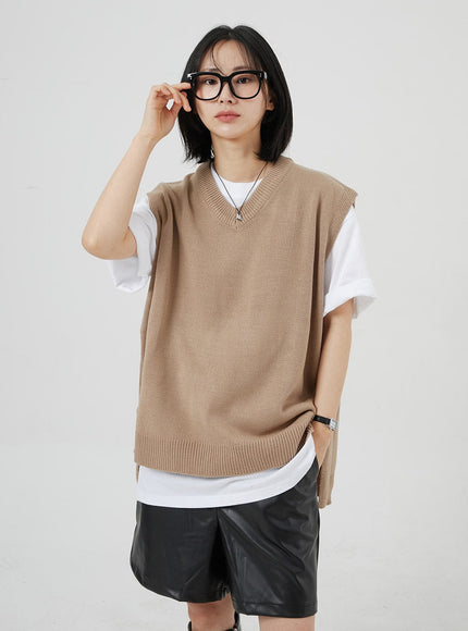 Faux Leather Bermuda Shorts OM303