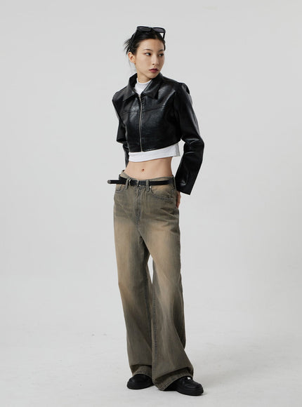 Jean baggy délavé vintage CF307