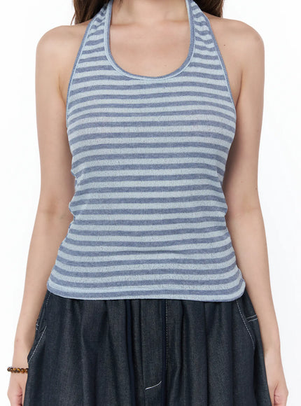casual-striped-halter-tank-top-cy529