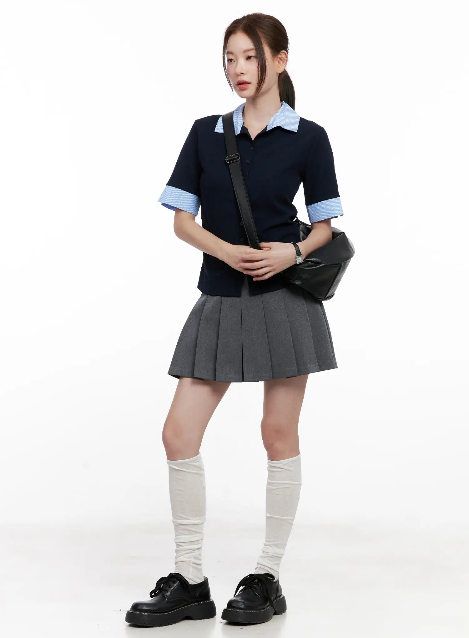 classic-pleated-mini-a-line-skirt-cl524