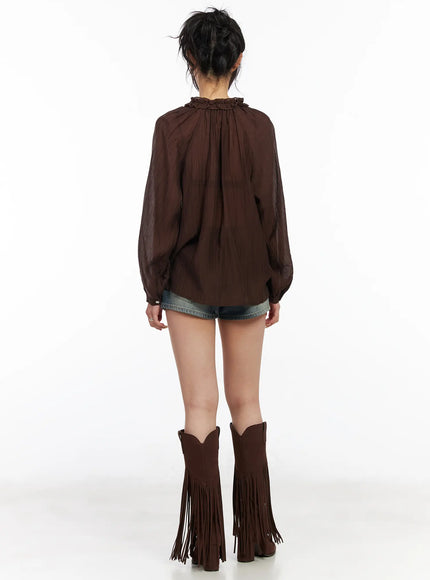 Low Rise Vintage Wash Denim Shorts CM517