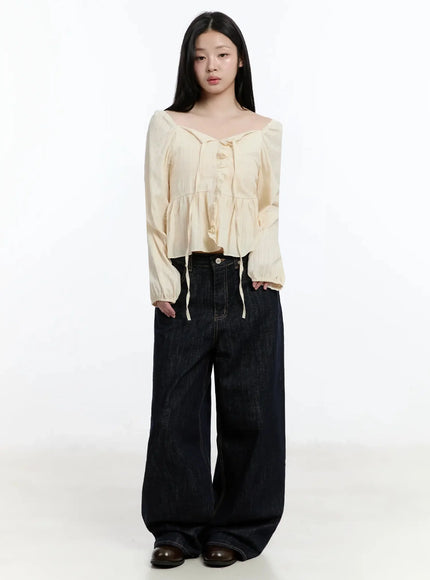 Romantic Frill Lace Blouse IM513