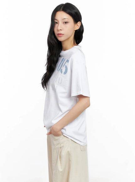 05 Graphic Print Short-Sleeve Tee IG508