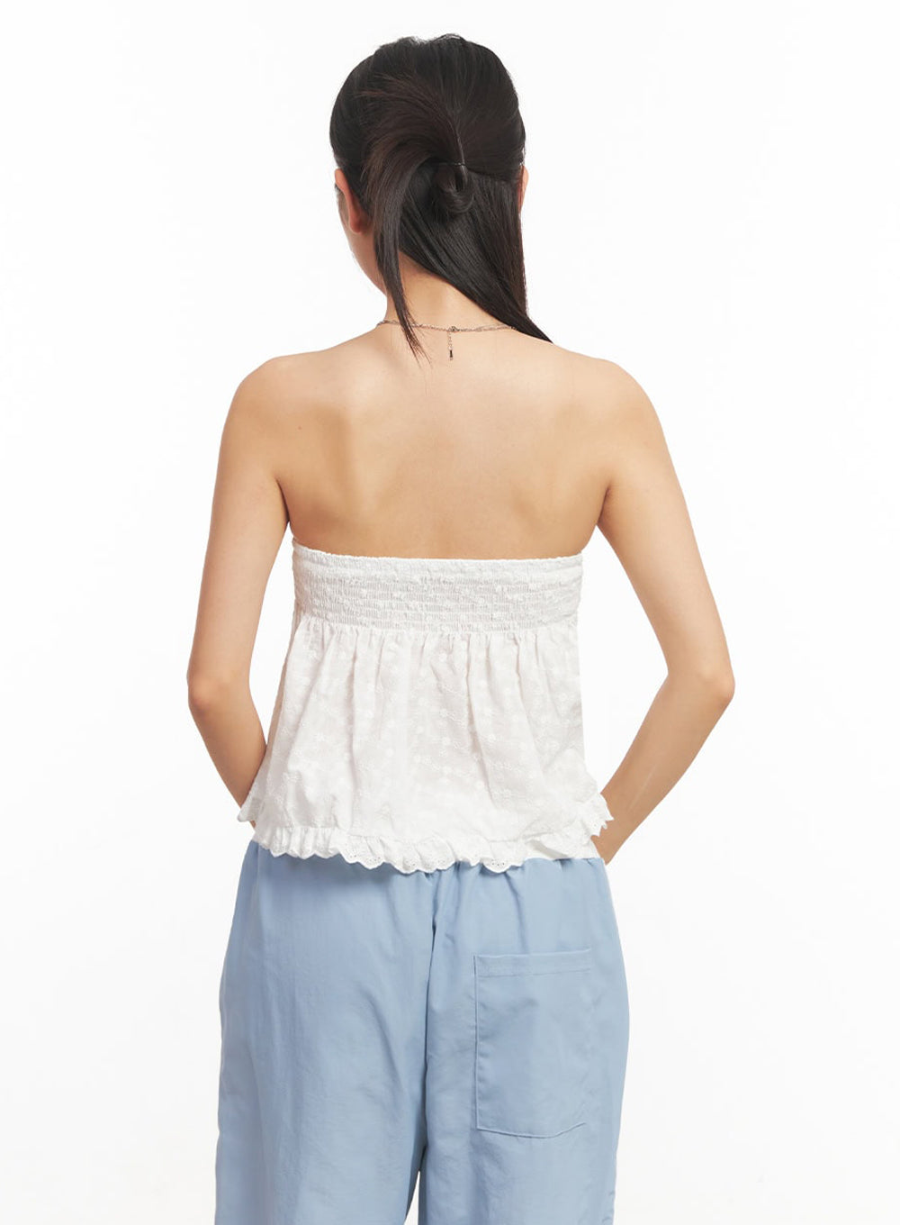 lace-trim-frilly-tube-top-ia525