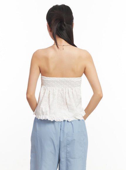 lace-trim-frilly-tube-top-ia525