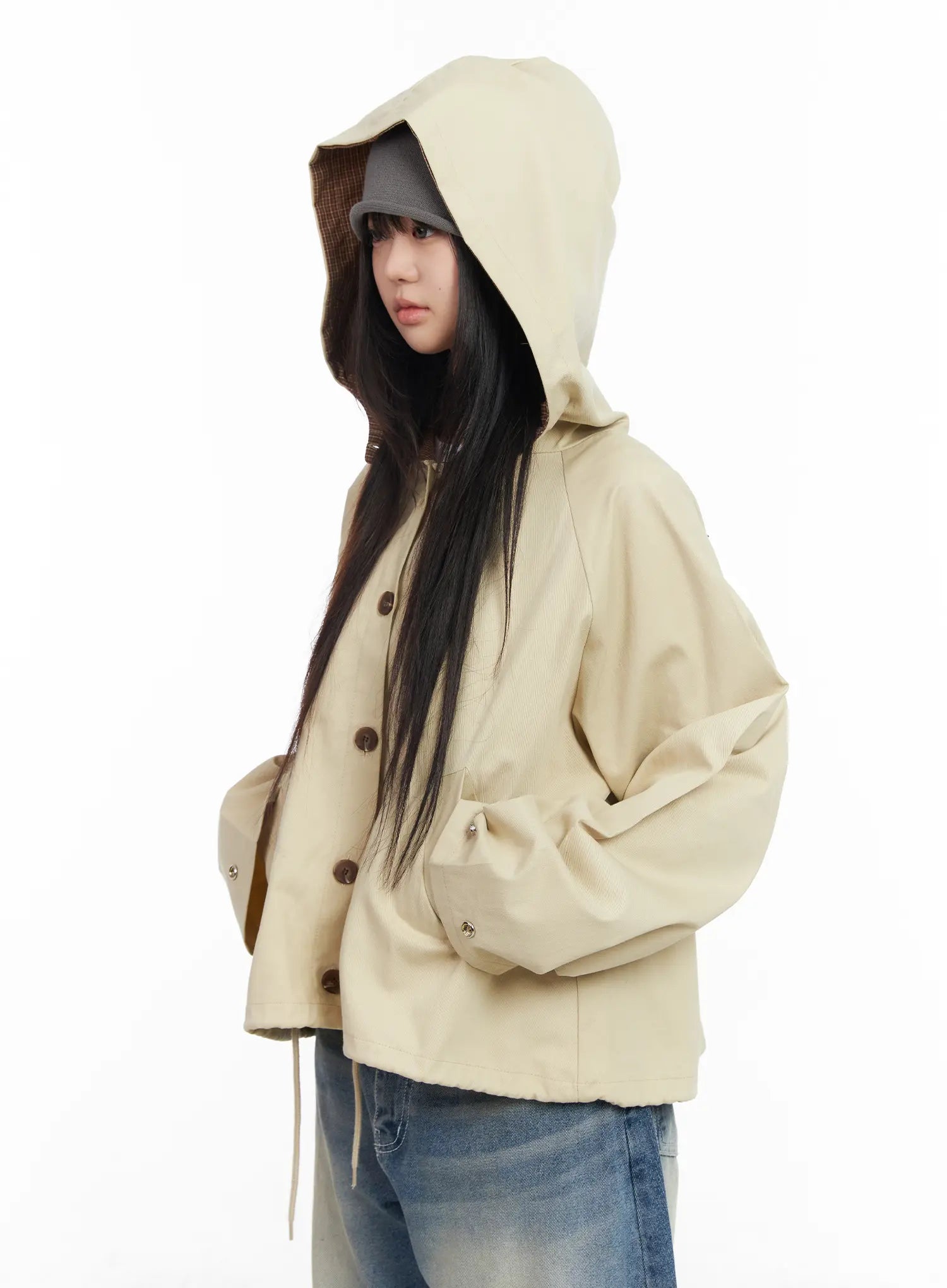 two-tone-short-trench-hooded-jacket-cm512