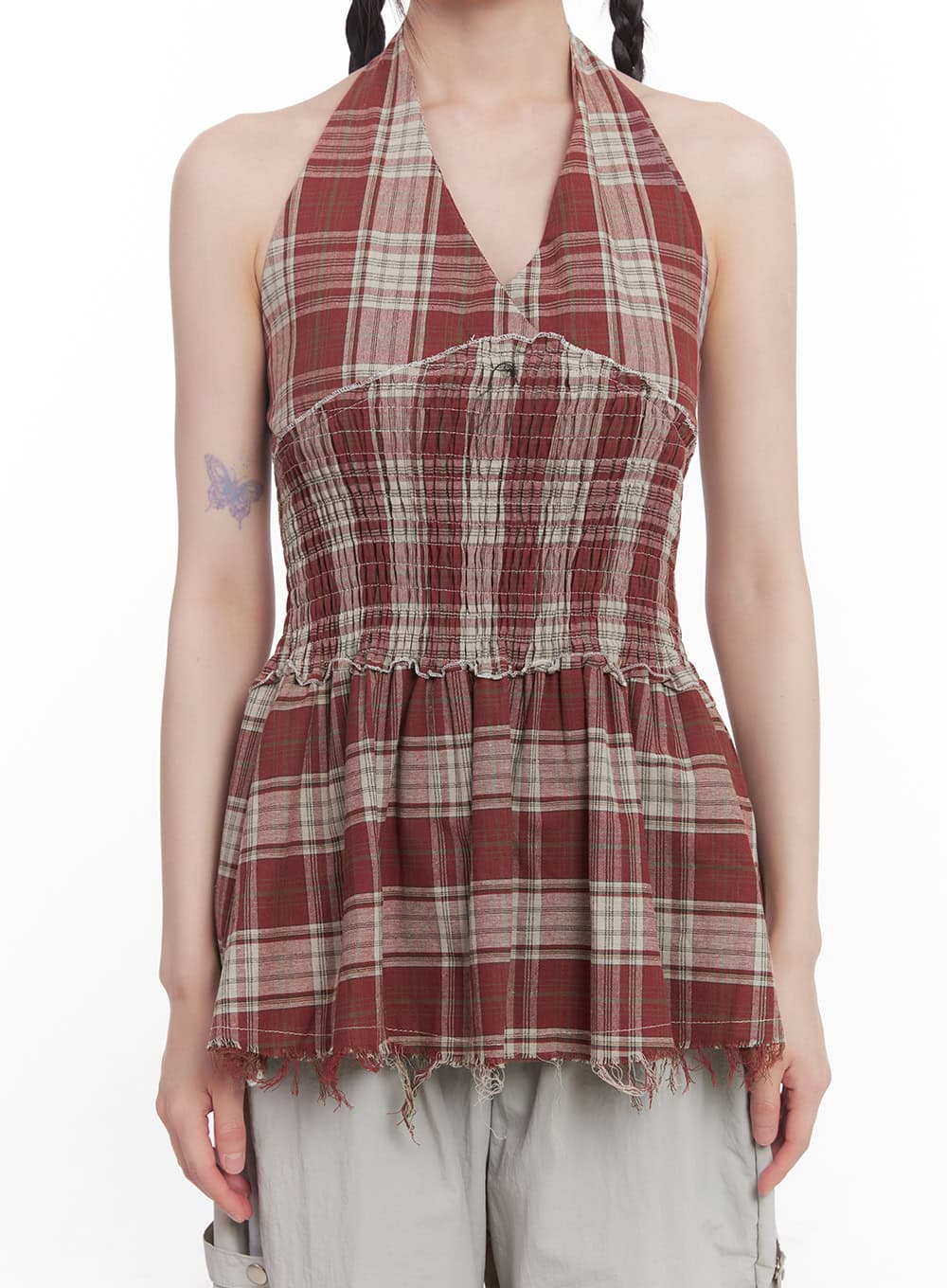 halter-neck-plaid-mini-dress-cu505