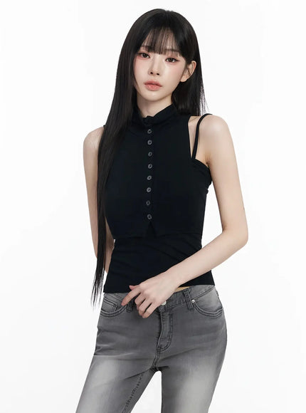 button-up-tank-and-cardigan-duo-iy511