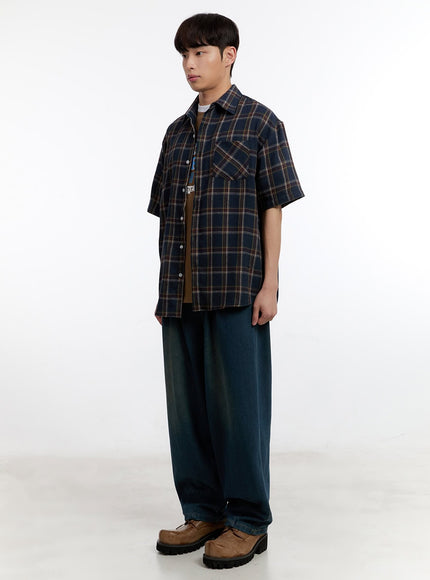 mens-plaid-collared-oversized-shirt-ia507