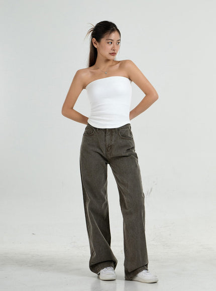 Off-Shoulder Semi Crop Top CO28