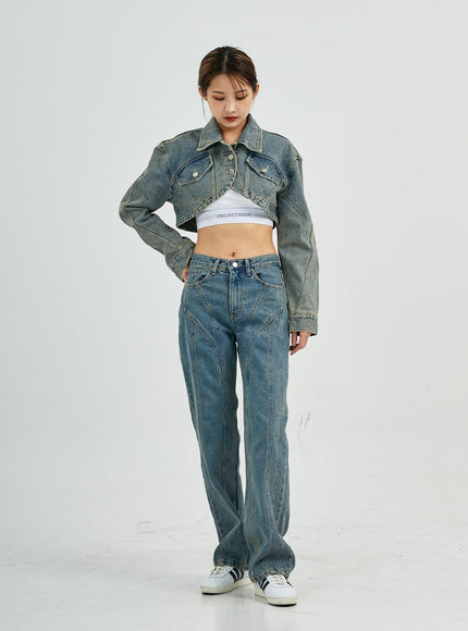 Silvia Washing Jeans Jacket CS27