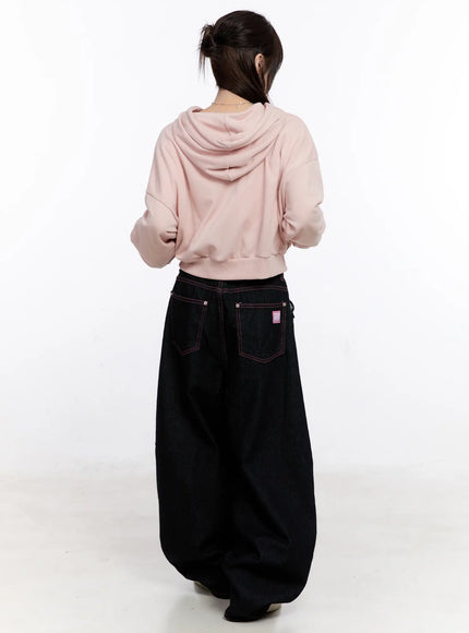 Printed Graphic Zip-up Hoodie CO501