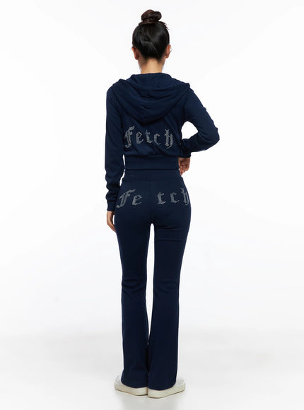 Graphic Bootcut Sweatpants CO515