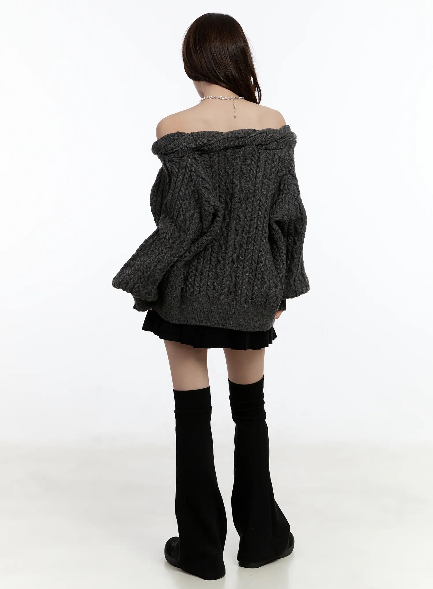 corduroy-button-pleated-mini-skirt-cn525