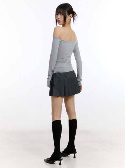 shirred-one-shoulder-long-sleeve-top-ca508