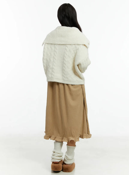 sailor-collar-cable-knit-cardigan-cd523