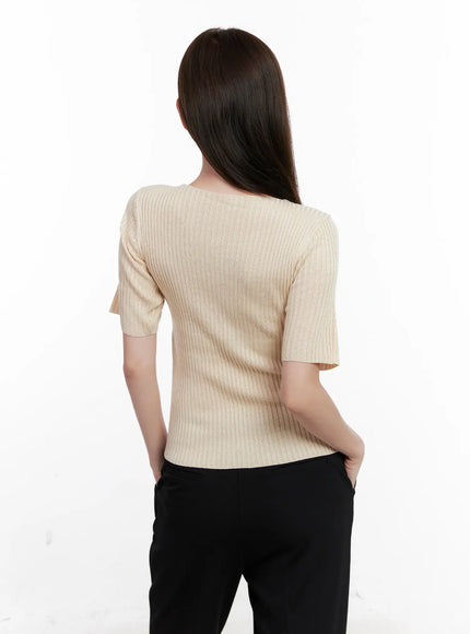 casual-knit-v-neck-tee-cl523