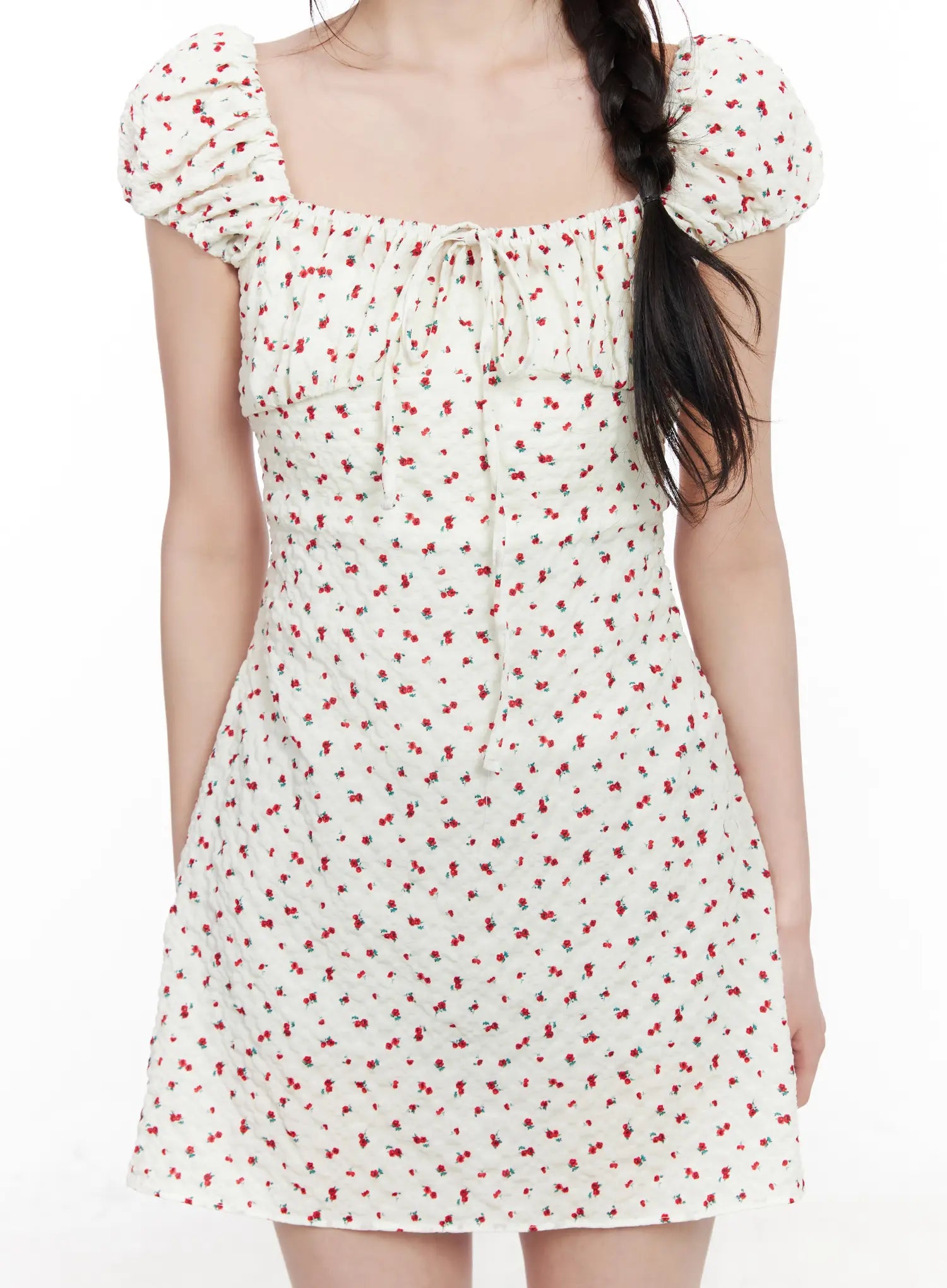 floral-pattern-puff-sleeve-mini-dress-cm527