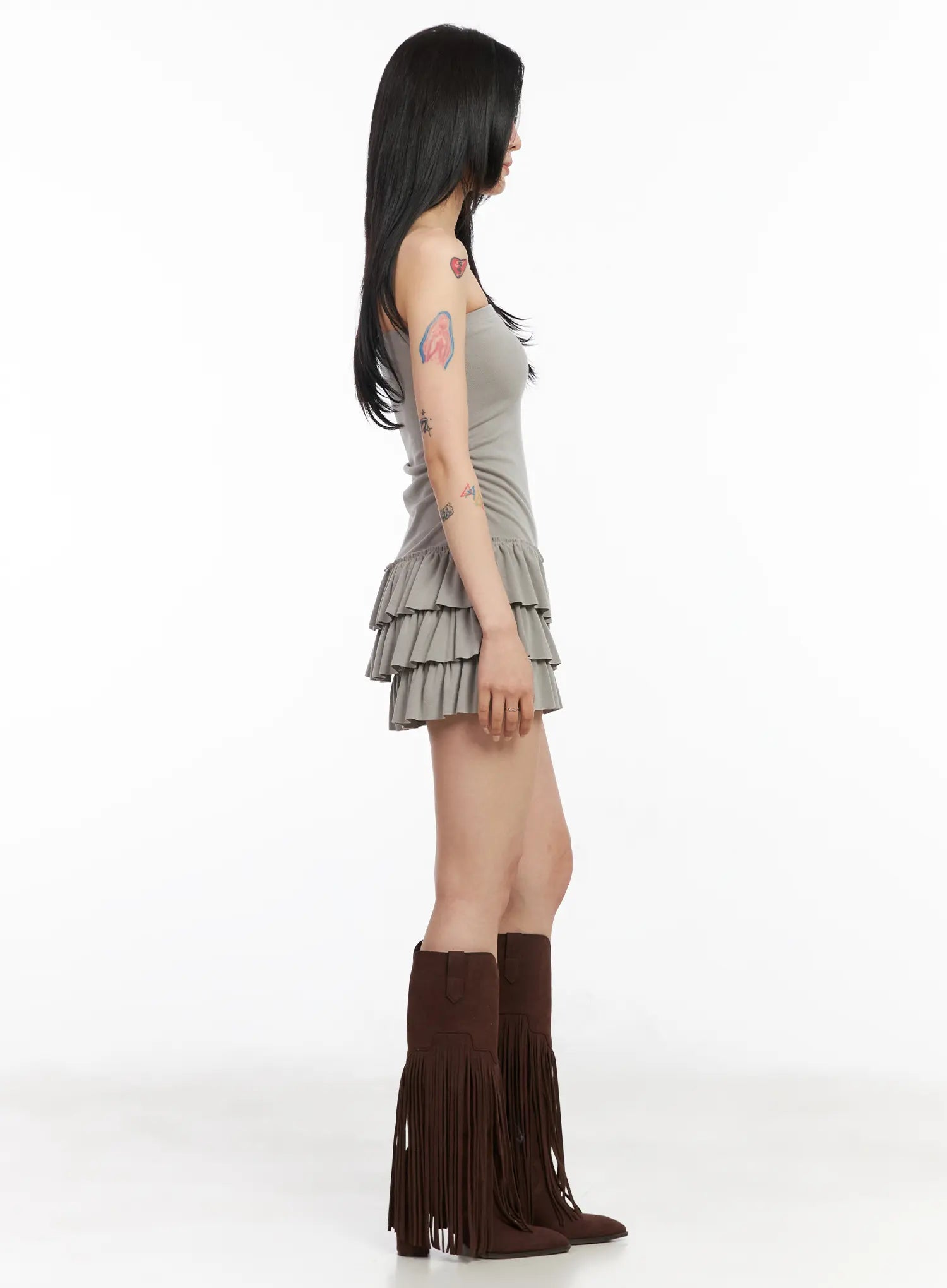 Chic Ruffle Tube Dress CM517