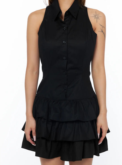 halter-neck-ruffled-mini-dress-ca517