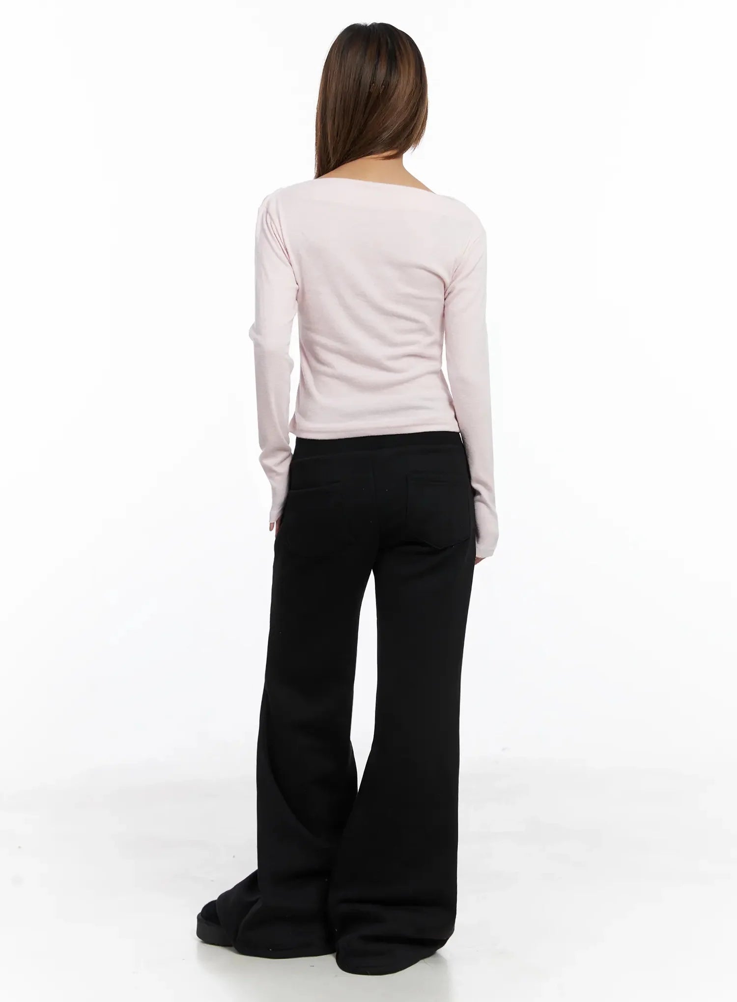 Graphic Bootcut Pants IN528