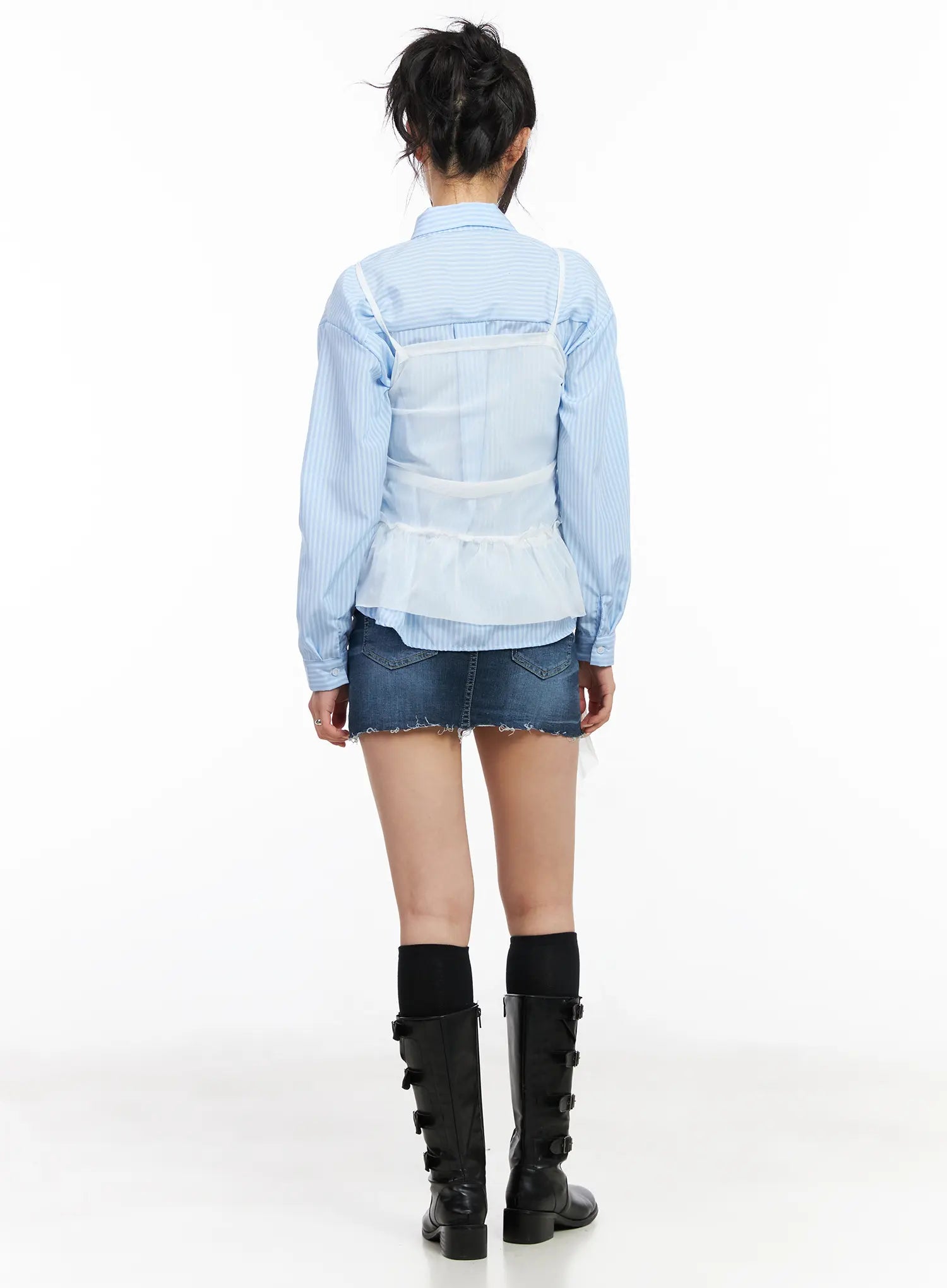 classic-frayed-hem-denim-mini-skirt-cm516