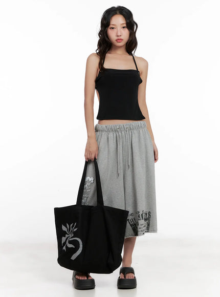 Graphic Relaxed-Fit Bermuda Sweatshorts CL521