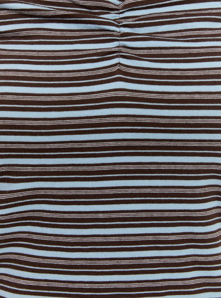 striped-v-neck-shirred-tee-cg501