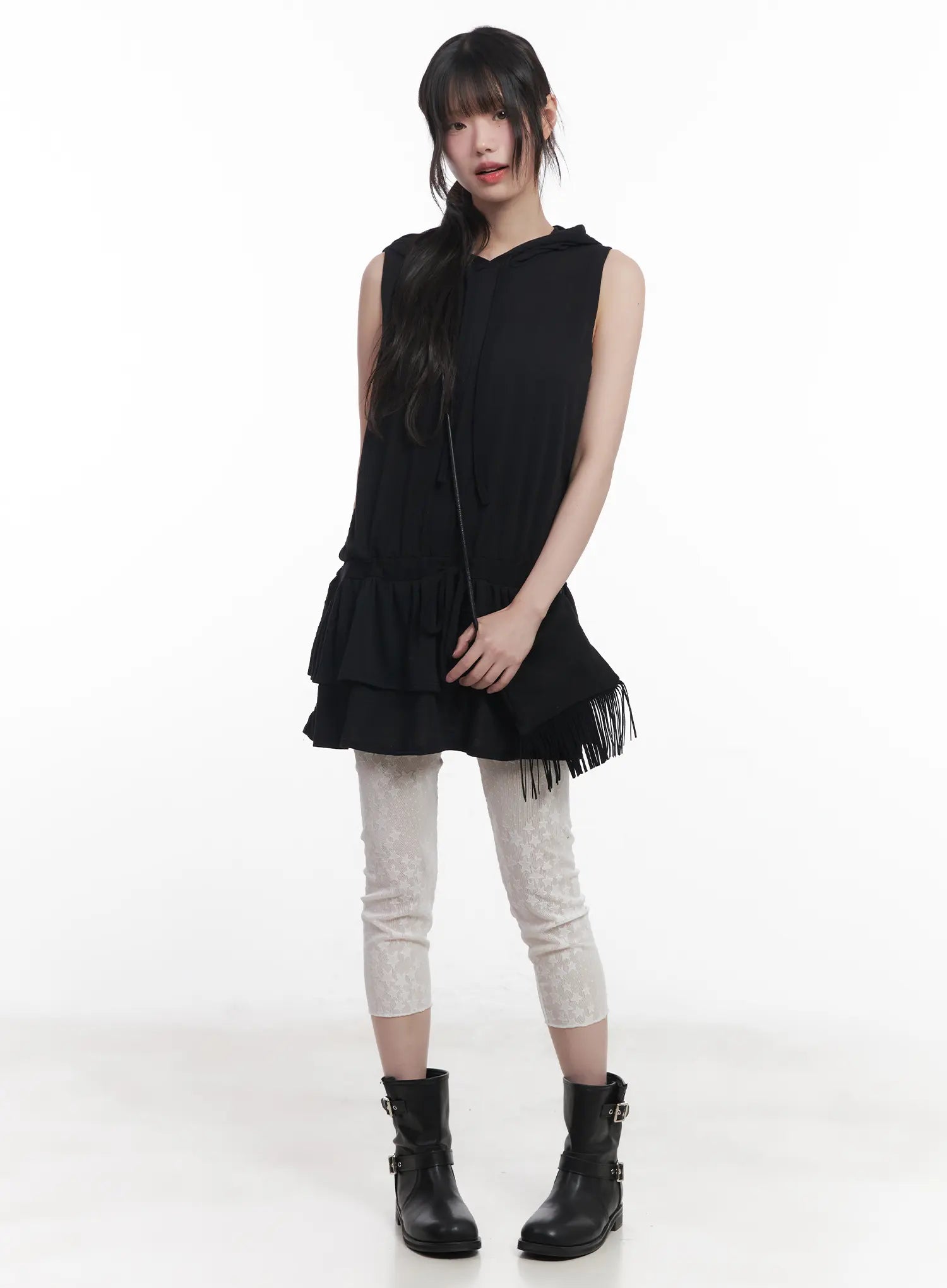 star-print-sheer-mid-length-leggings-cu519