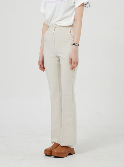 Slim Fit Bootcut Pants OF322