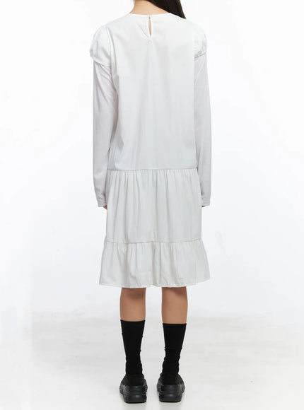 layered-polka-dot-long-sleeve-dress-cs524