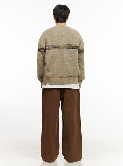 mens-comfortable-wide-fit-solid-color-pants-ij517