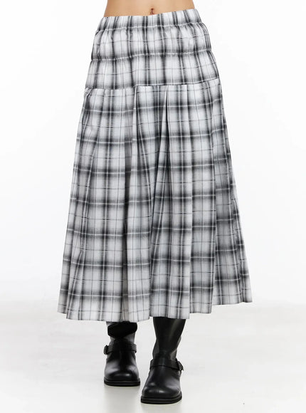plaid-layered-maxi-skirt-ia507