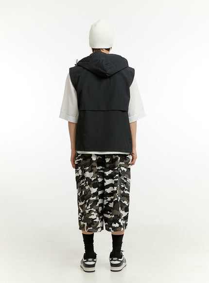 mens-hooded-nylon-vest-il418