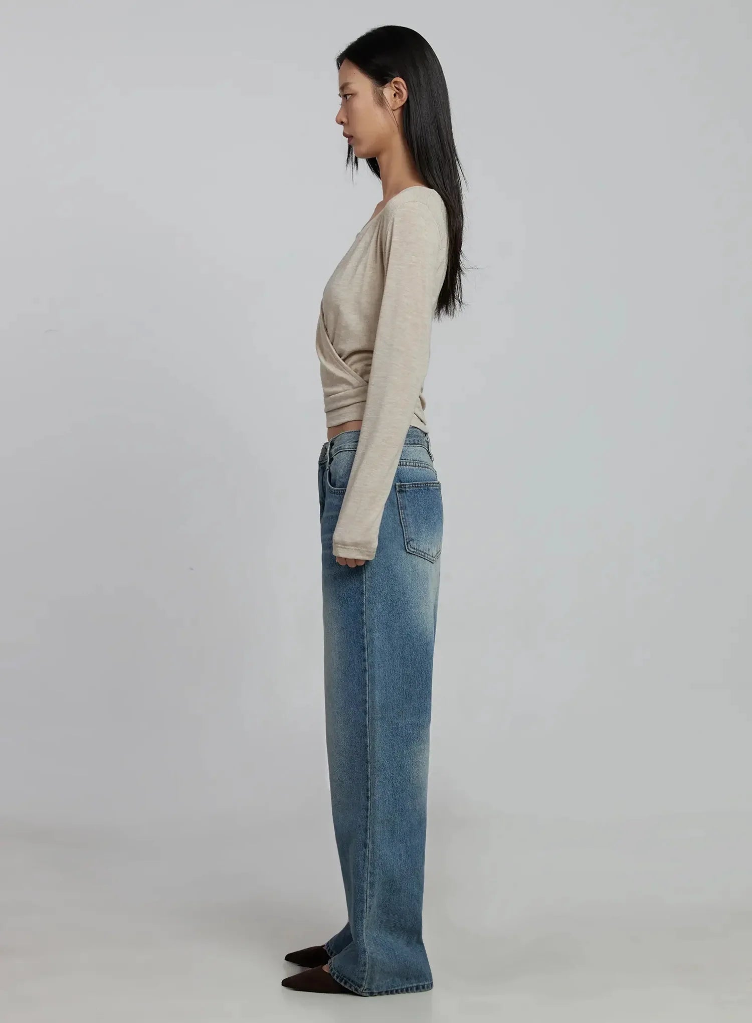 casual-wrap-v-neck-top-set-im520