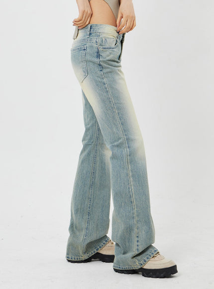 Low Rise Bootcut Jeans CF315