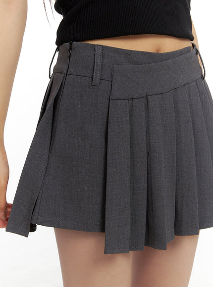 unbalanced-pleated-mini-skirt-cl424