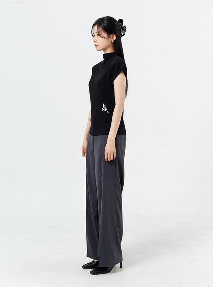 Wide Leg Tailored Pants OM320