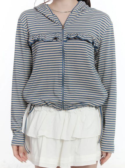 ruffle-detailed-zip-up-hoodie-ca502