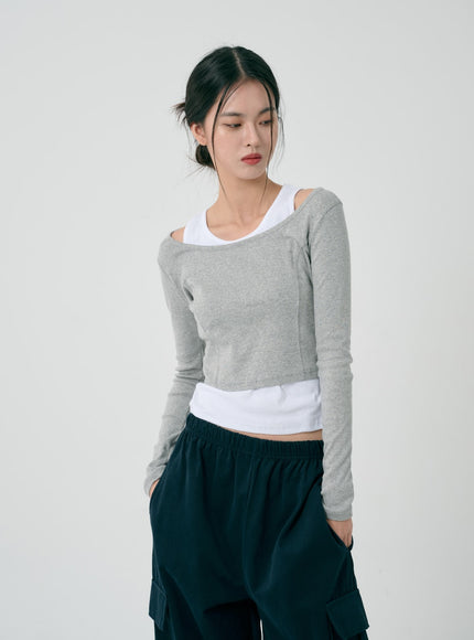 Round Neck Sleeveless Top ID08