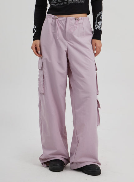 Pantalon Cargo Baggy à Cordon CF313