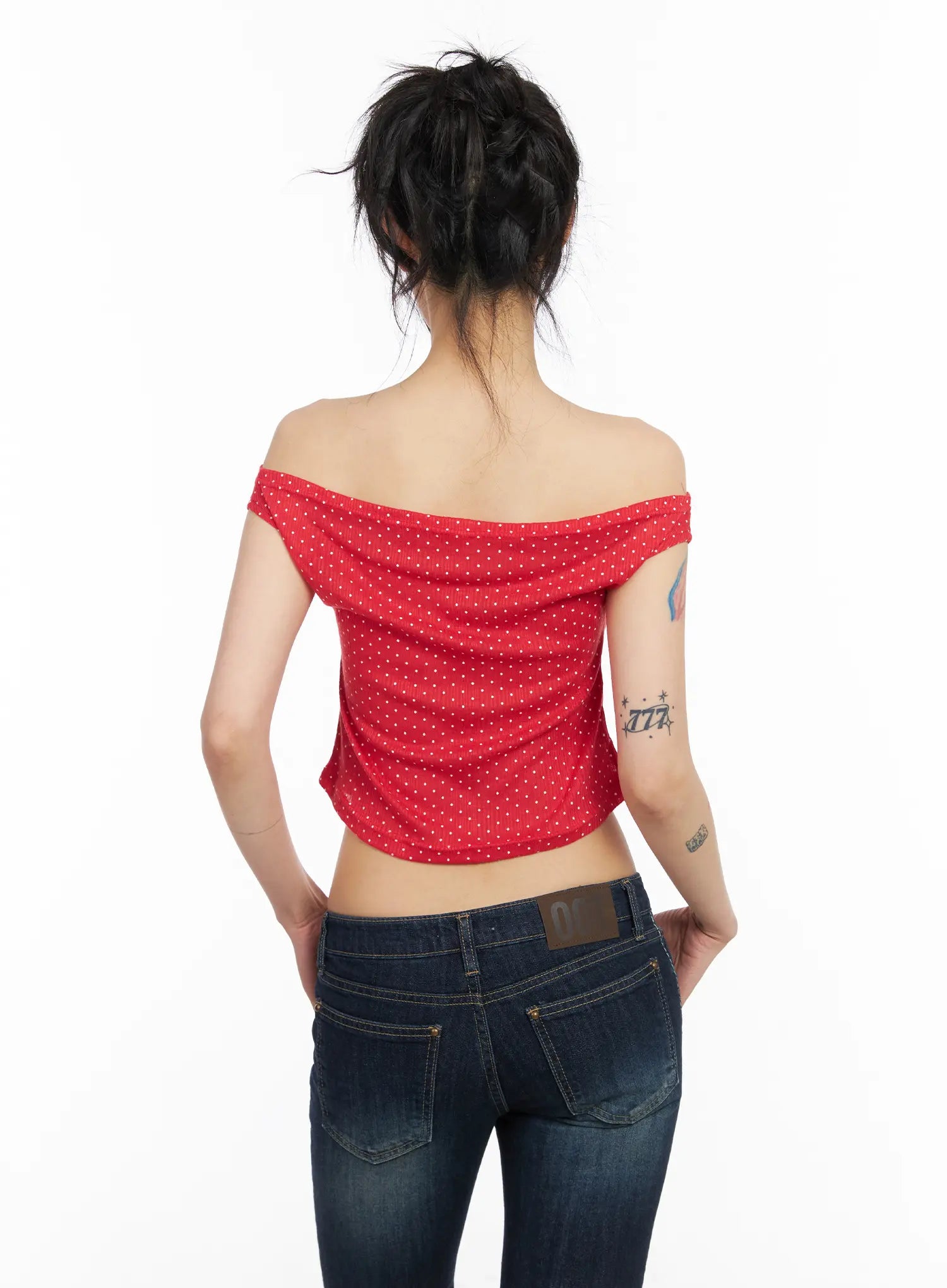 draped-polka-dot-top-cm517