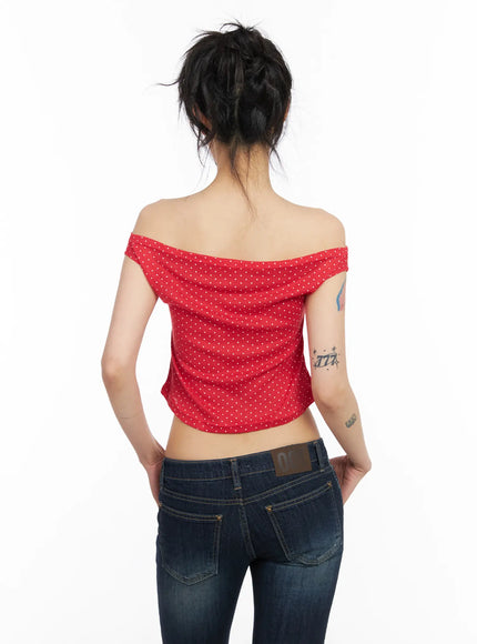 draped-polka-dot-top-cm517